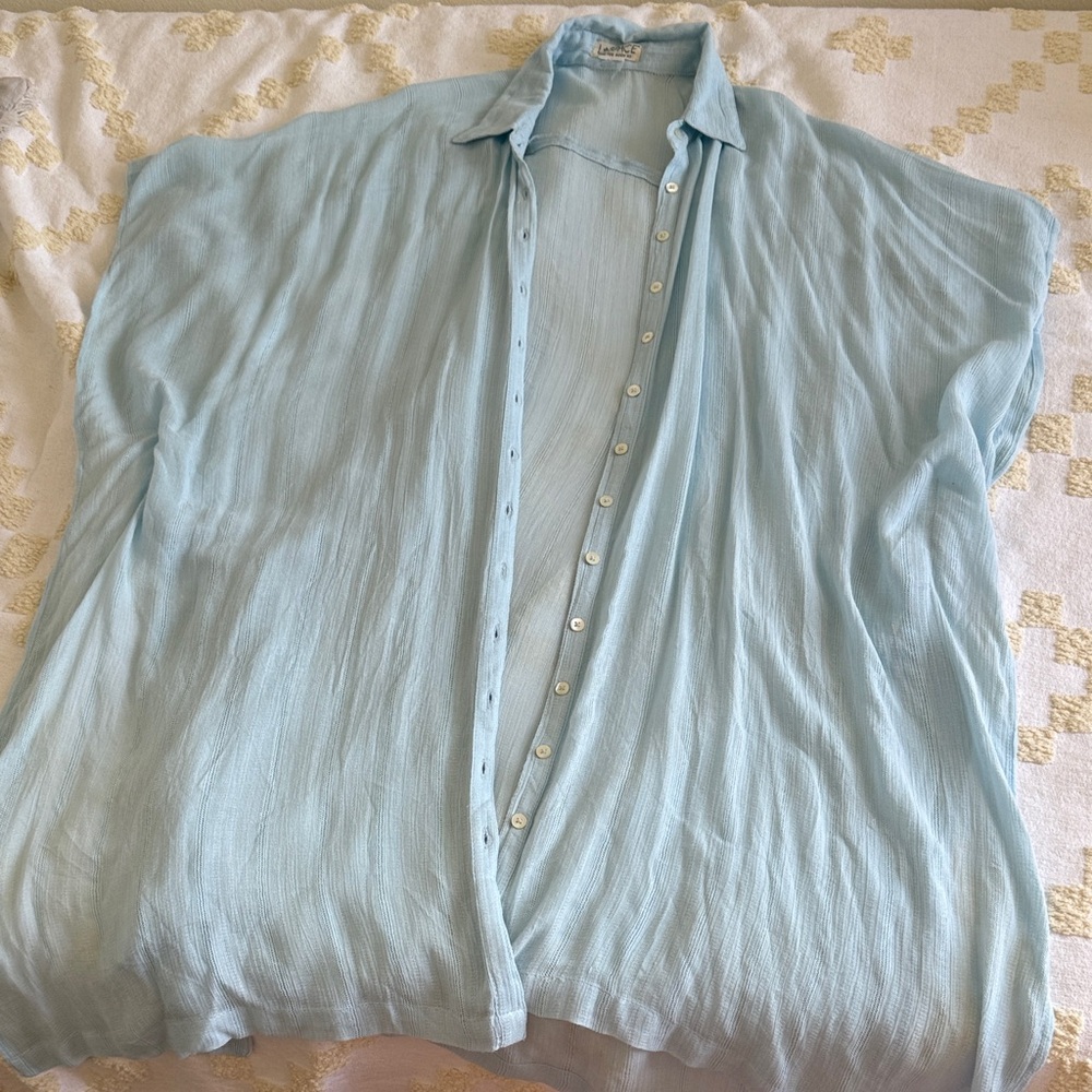 L*Space Soft Blue Knit Top